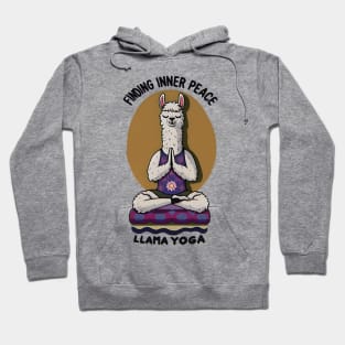 llama yoga lover Hoodie